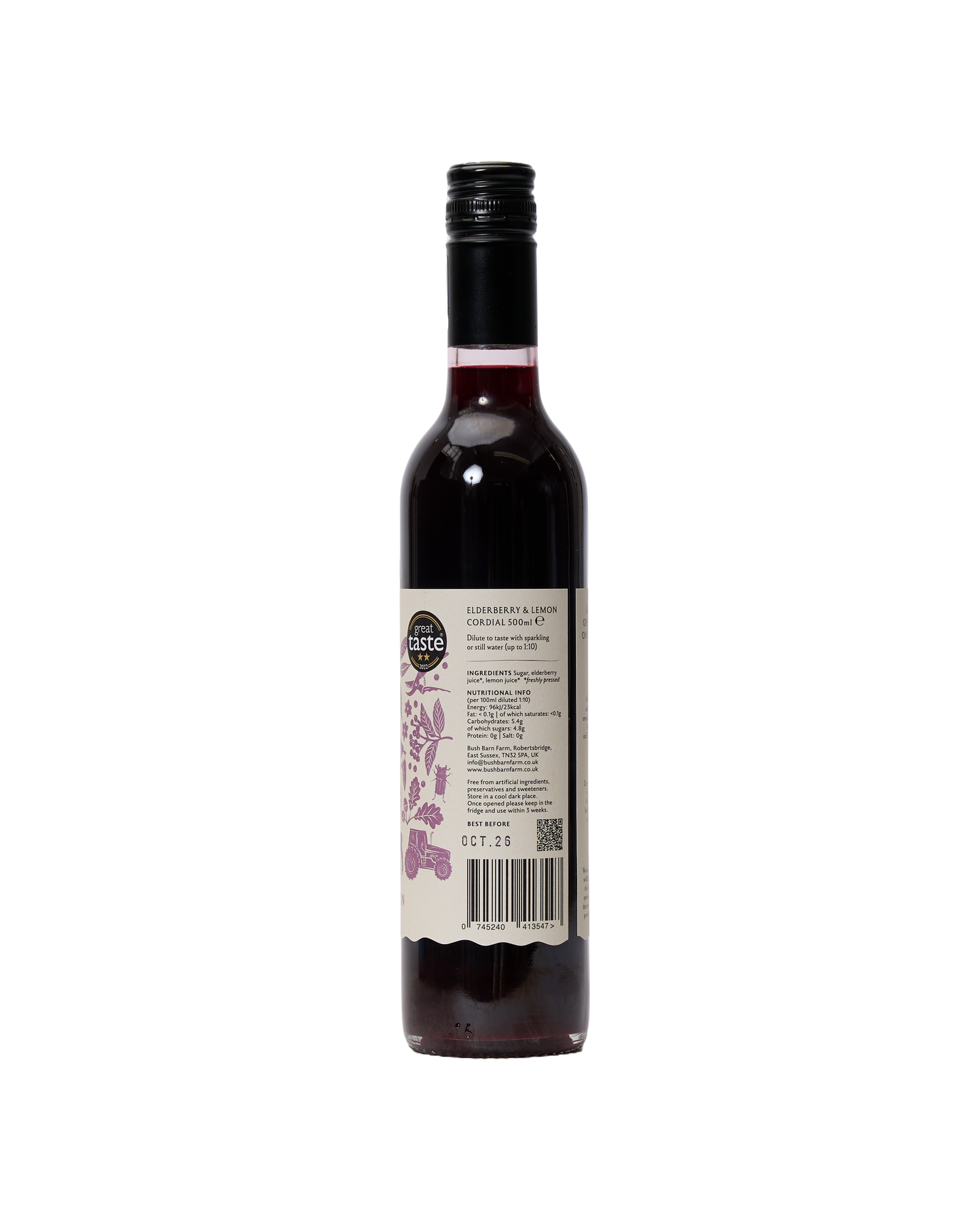 Elderberry & Lemon Cordial