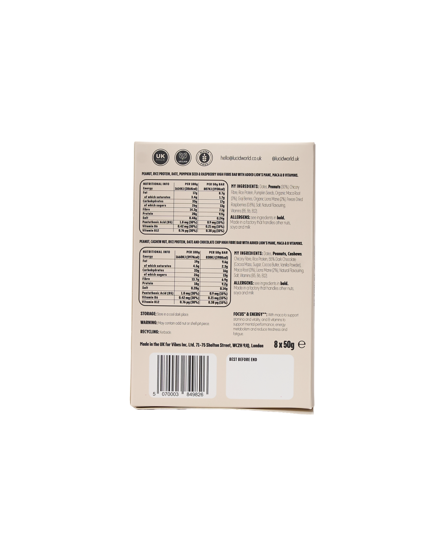 Adaptogenic Snack Bar Combo Box