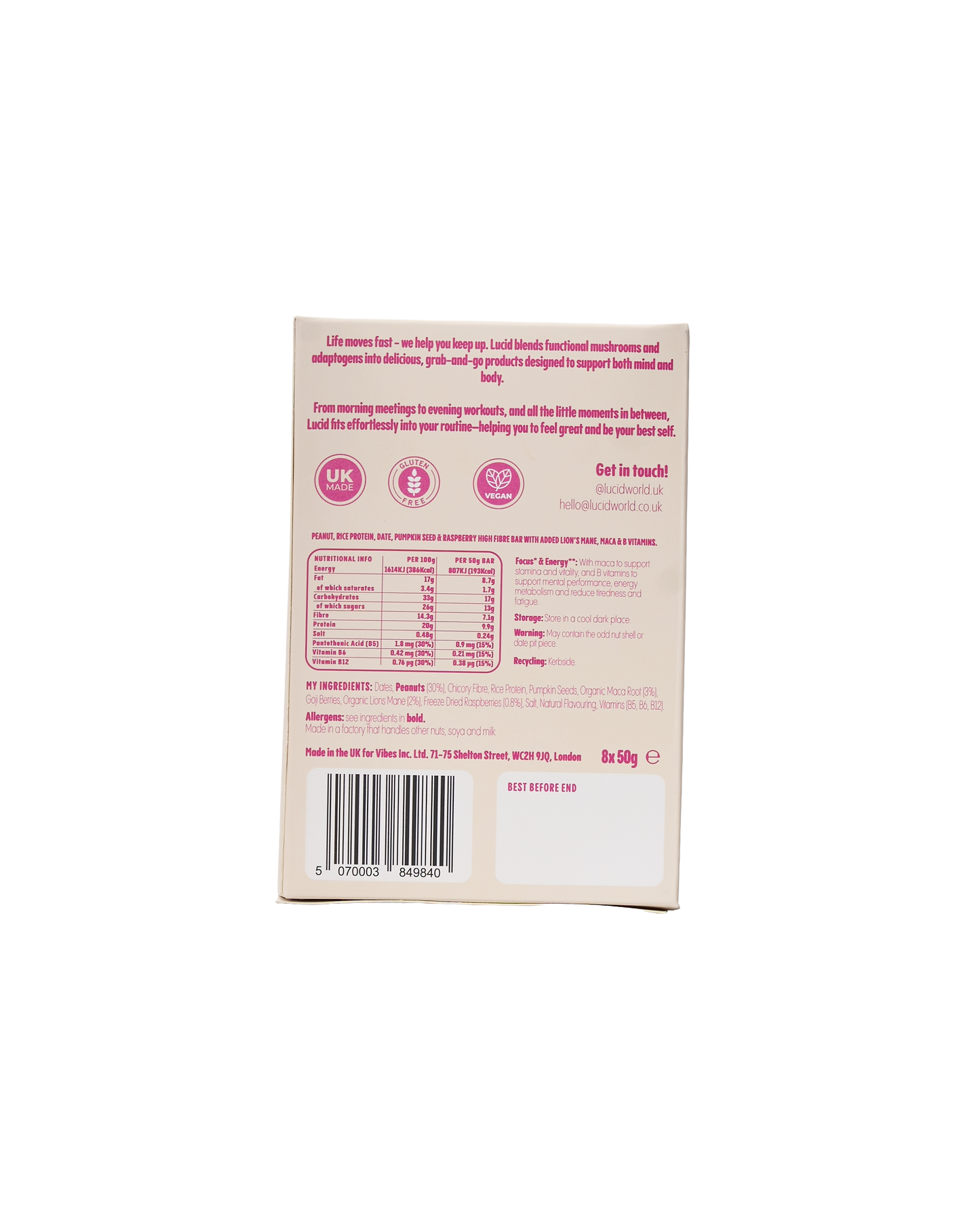 Peanut Butter & Jelly Adaptogenic Snack Bar Duo Box