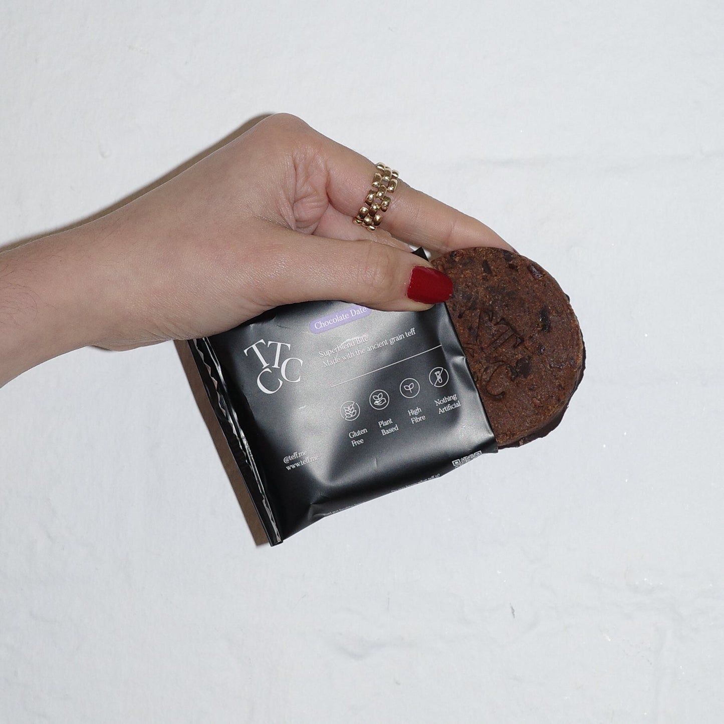 Superfood Chocolate Date Brownie Bite with Teff
