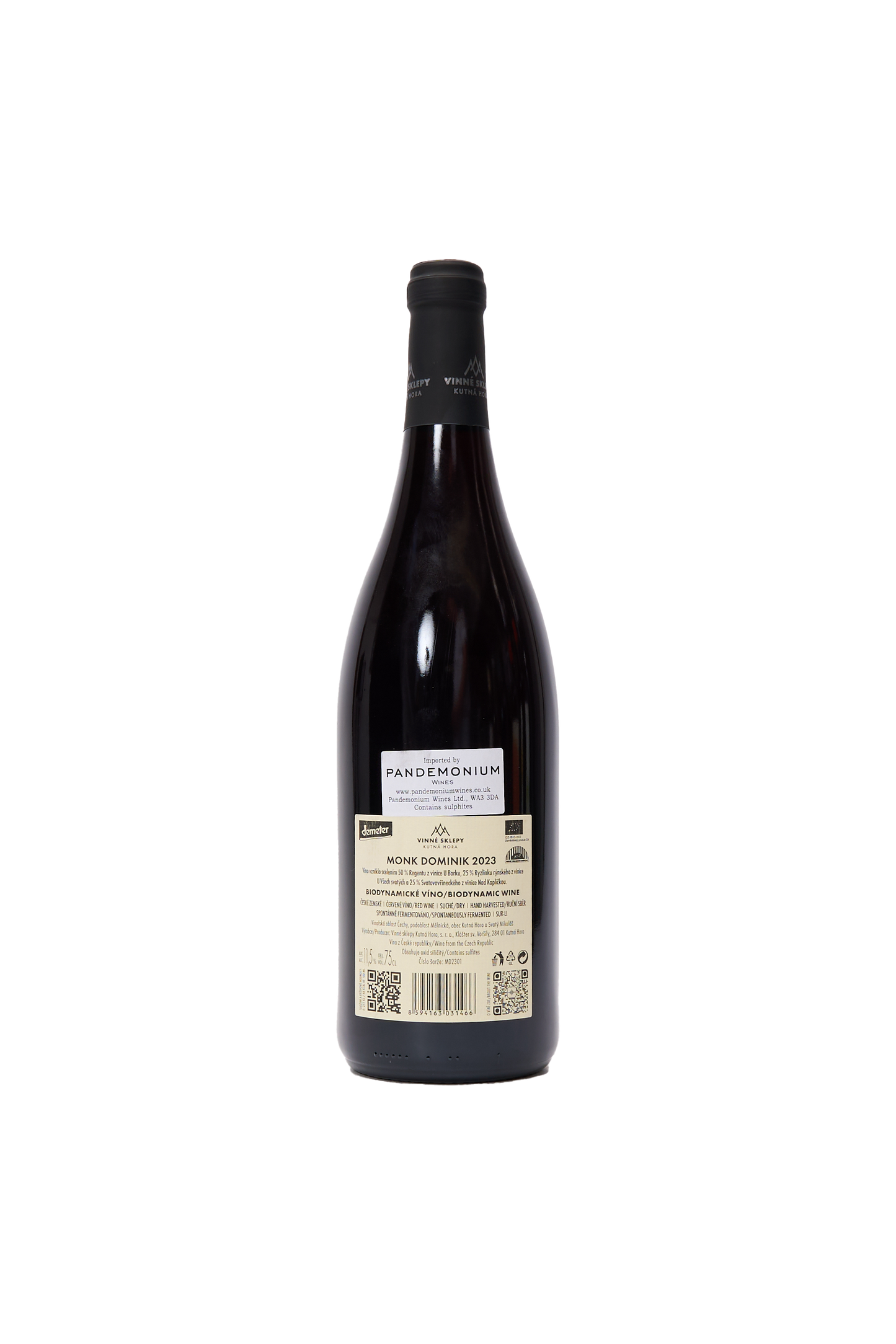 Vinné Sklepy Kutná Hora - Monk Dominik: Czech Red Wine