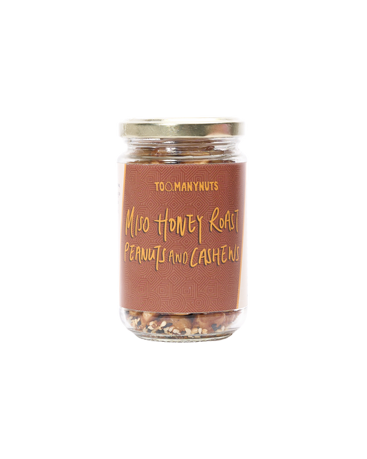 Miso Sesame Honey Roast Peanuts and Cashews