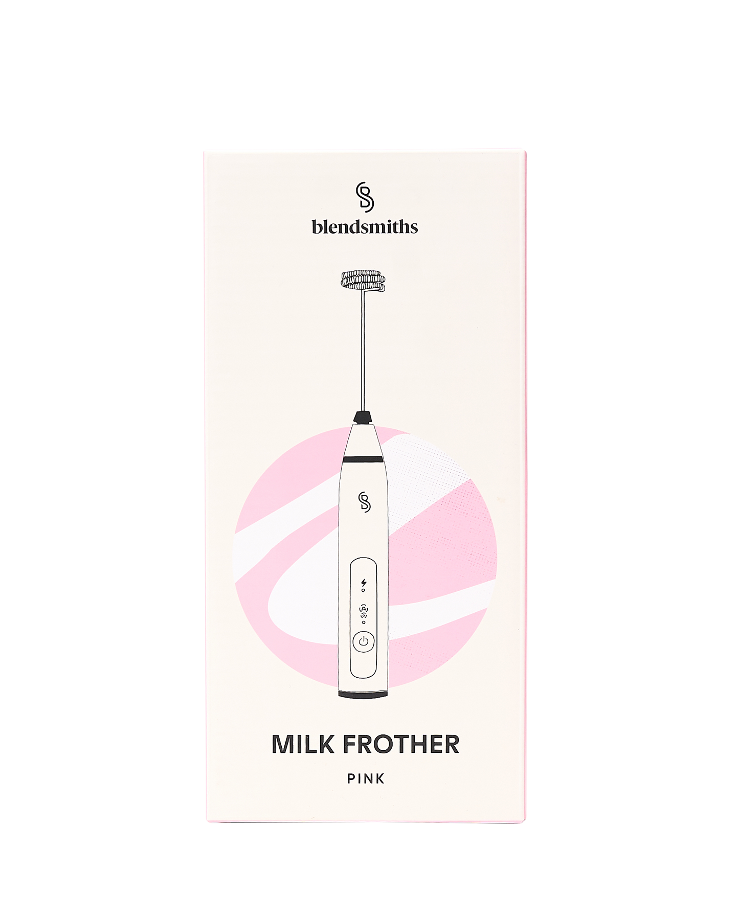 Pink Hand-Held Milk Frother