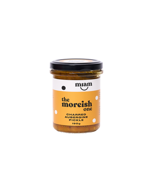 The Moreish One: Charred aubergine pickle