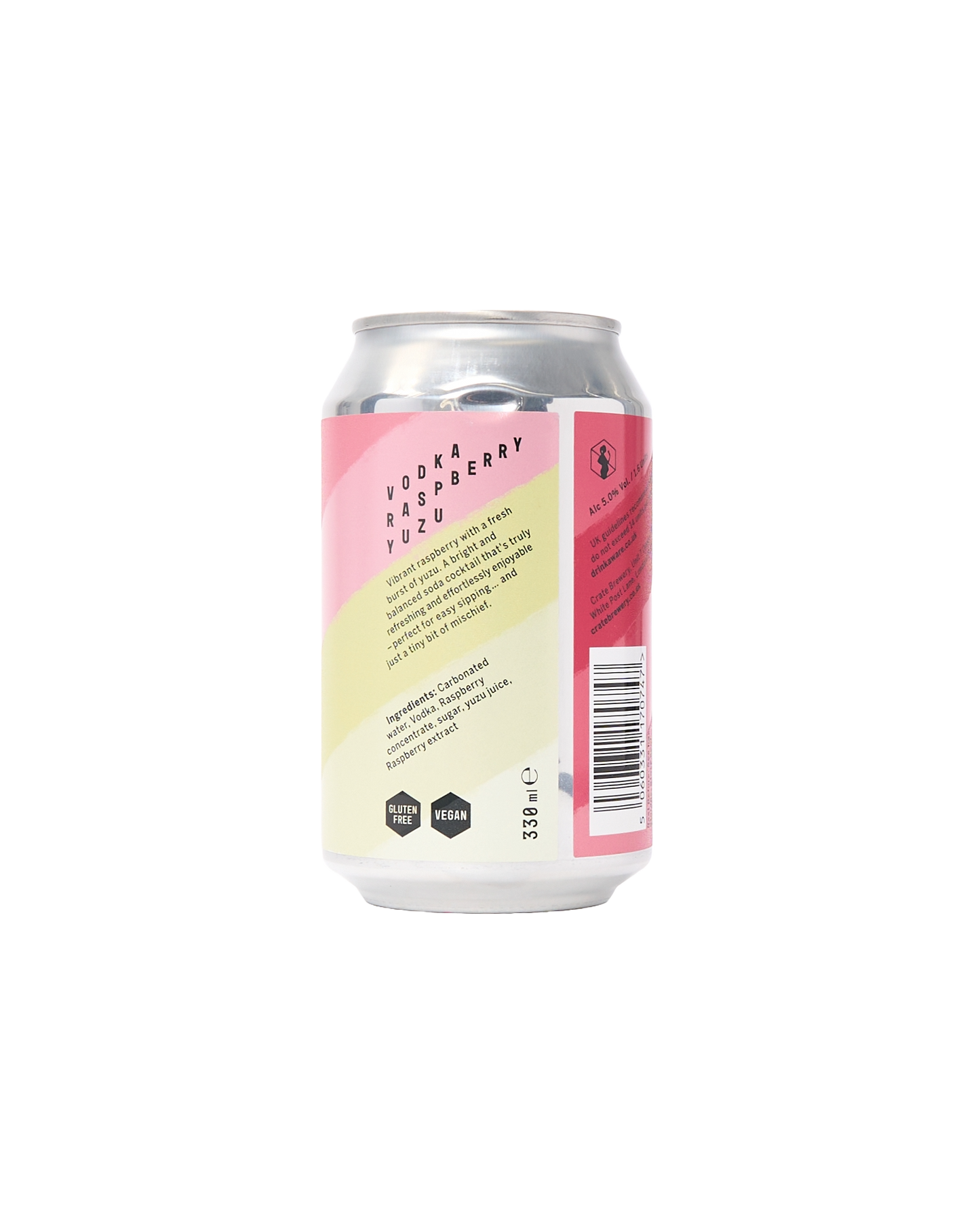 Vodka, Raspberry & Yuzu Soda Cocktail