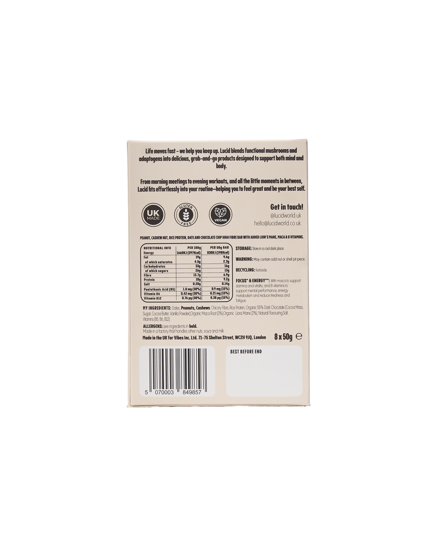 Cookie Dough Adaptogenic Snack Bar Duo Box