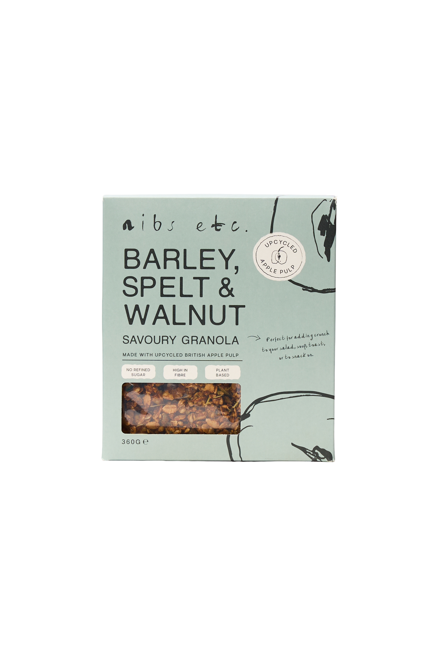 Barley, Spelt & Walnut Savoury Granola