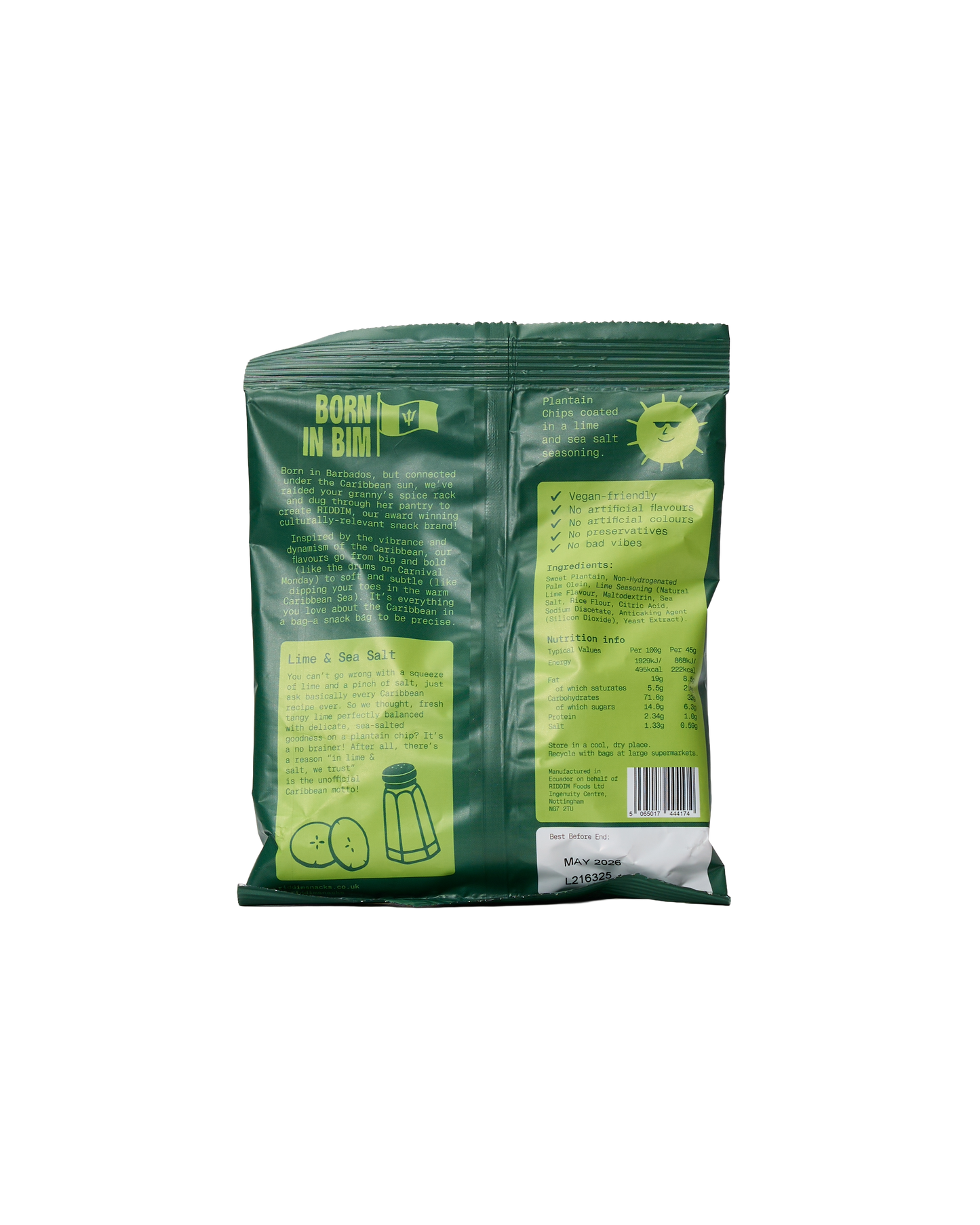 Lime and Sea Salt Plantain Chips