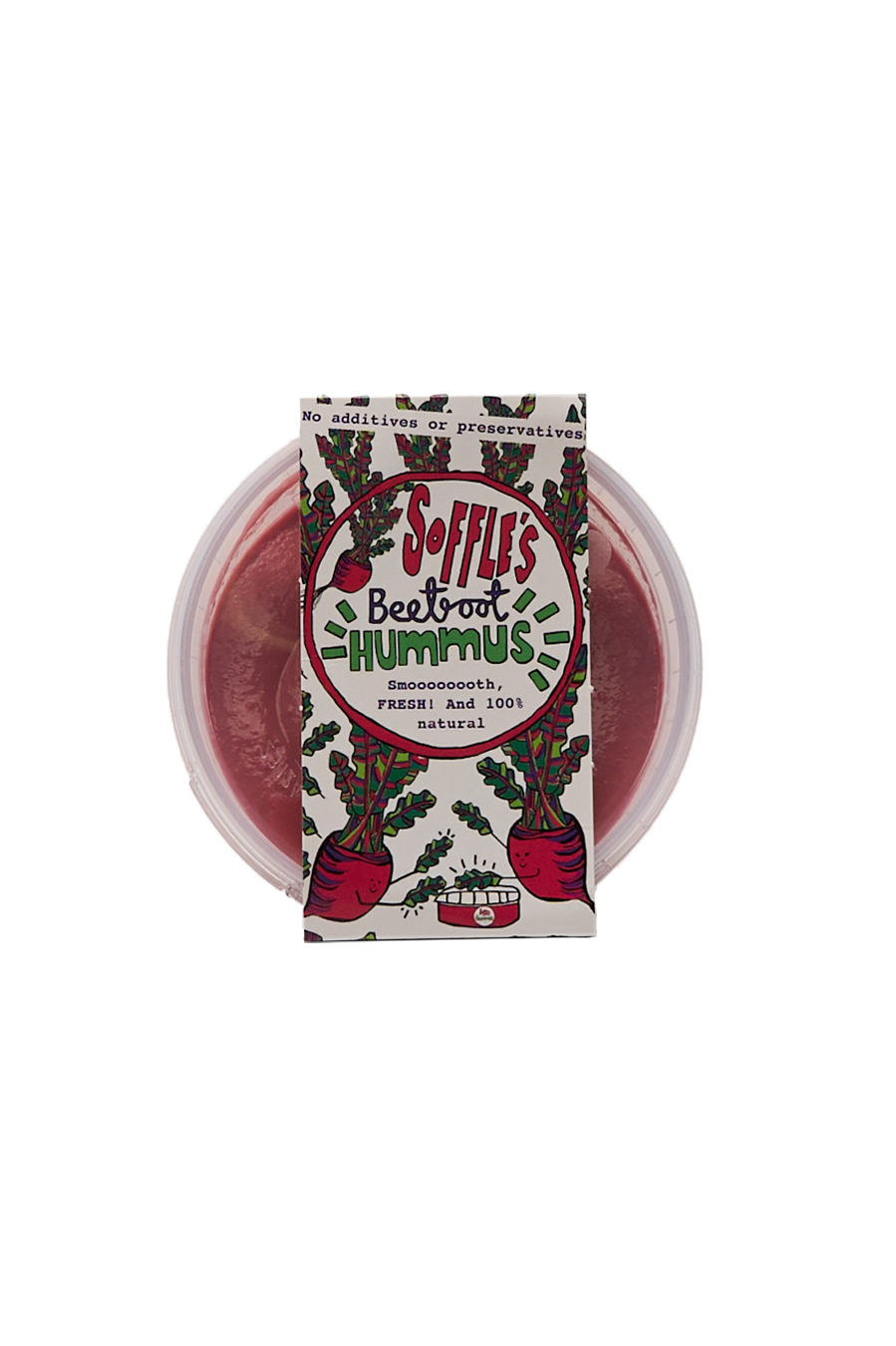 Soffle's All Natural Beetroot Hummus (170g)
