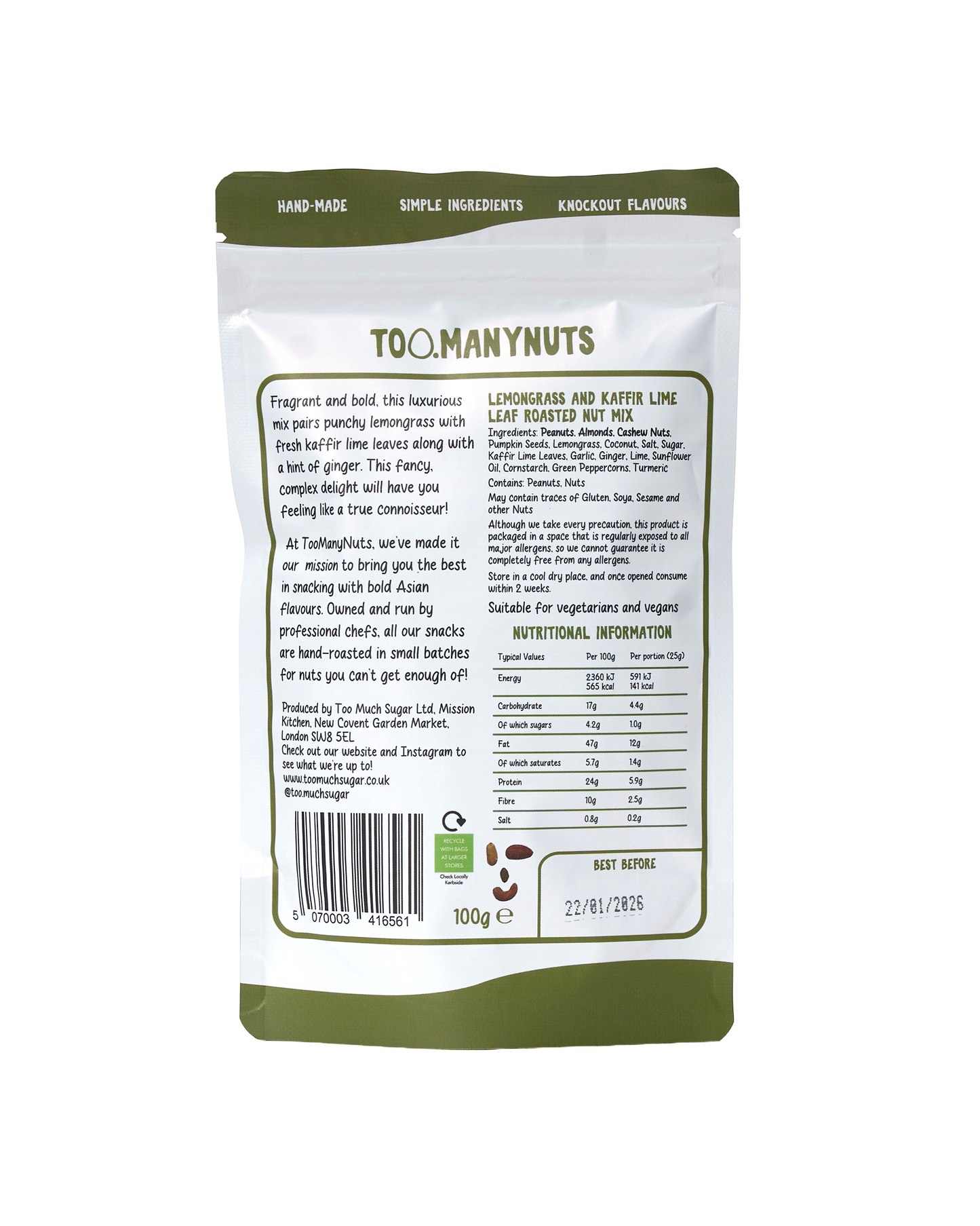 Lemongrass Nut Mix Large