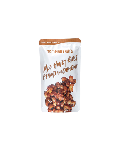 Miso Honey Roast Peanuts and Cashews (Snack Pack)