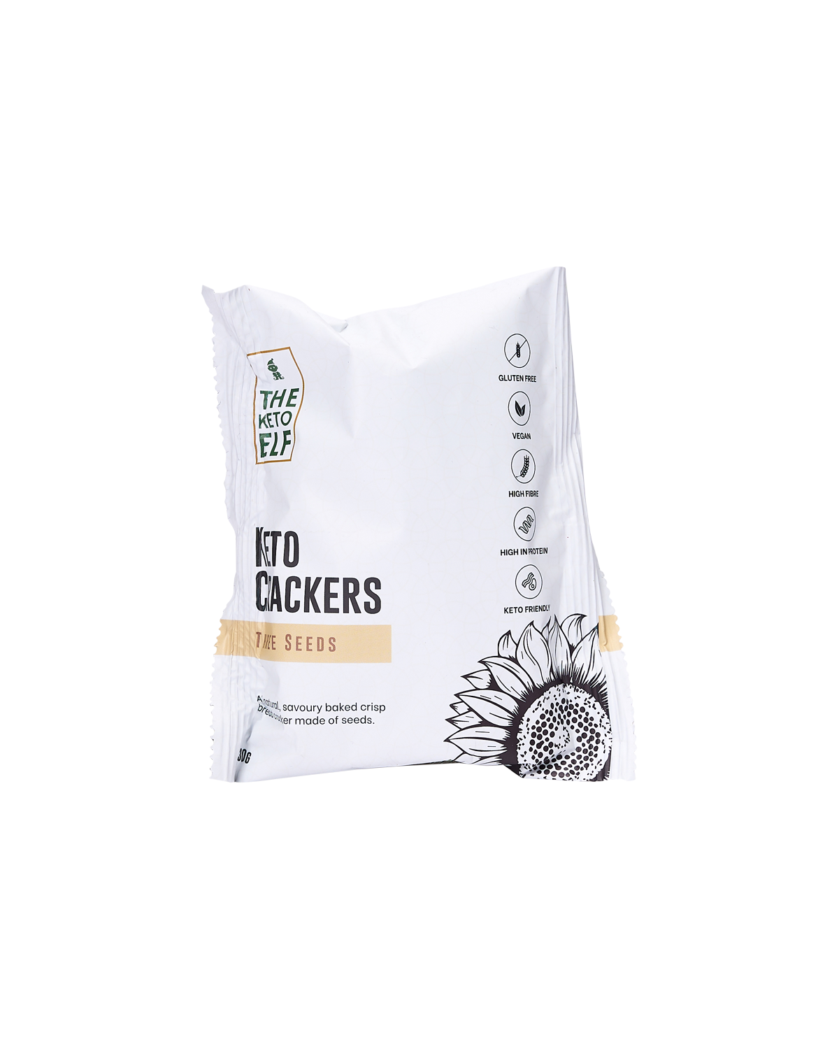 Three-Seed Keto Crackers