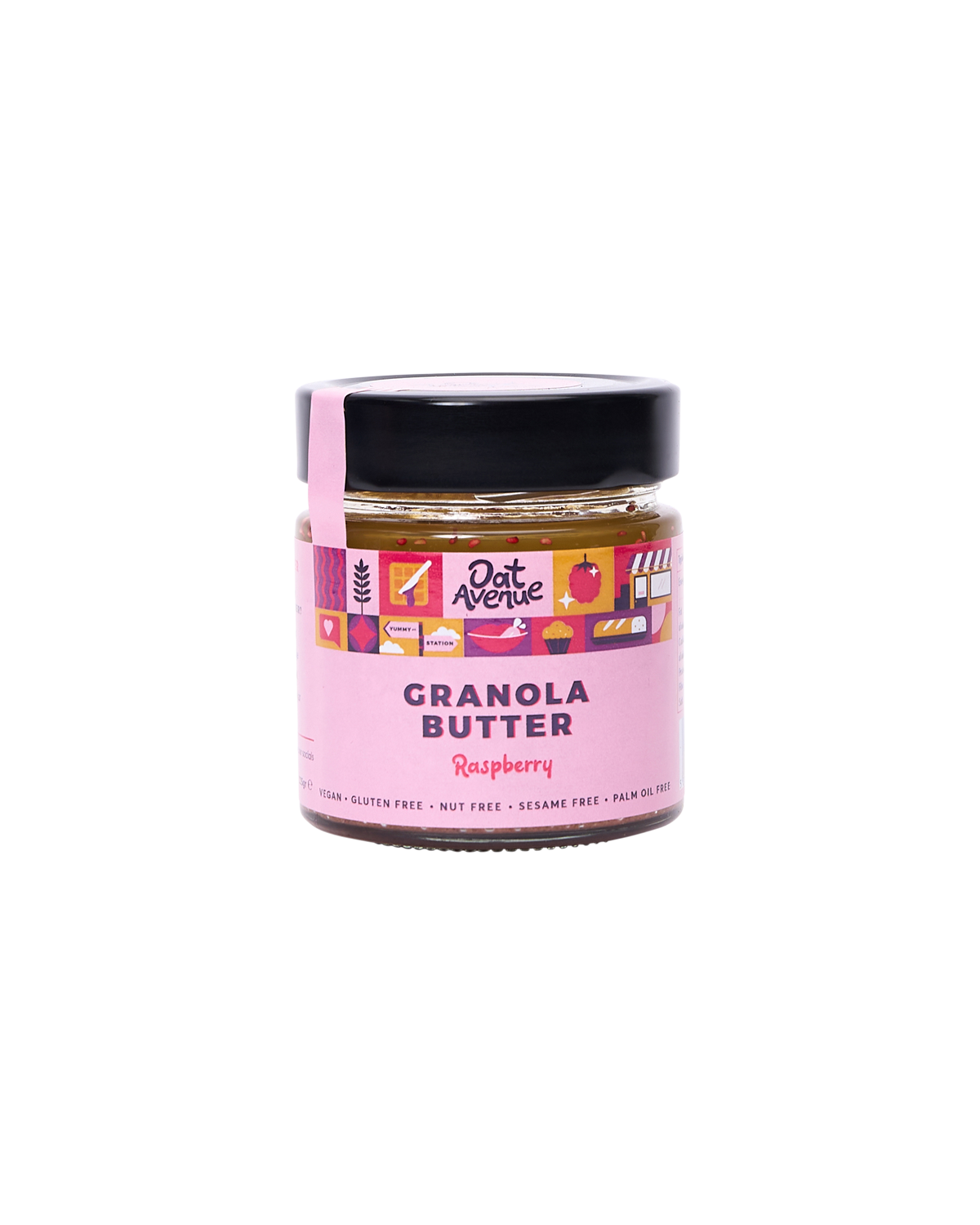 Raspberry Granola butter