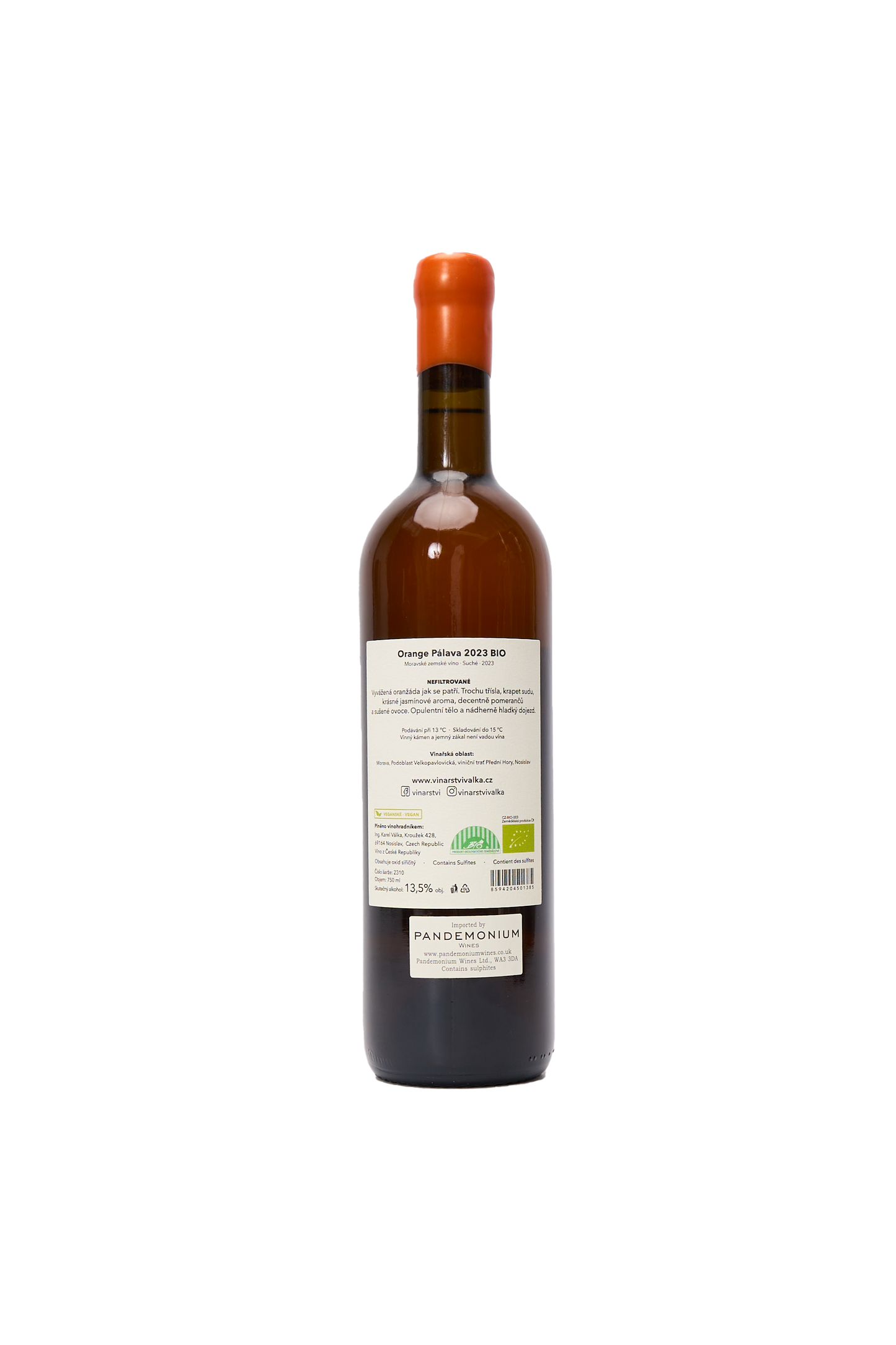 Vinařství Válka: Pálava Orange: Czech Orange Wine